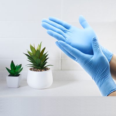Color disposable powder-free nitrile gloves (4)