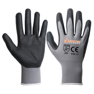 Breathable nitrile coated work gloves (4)
