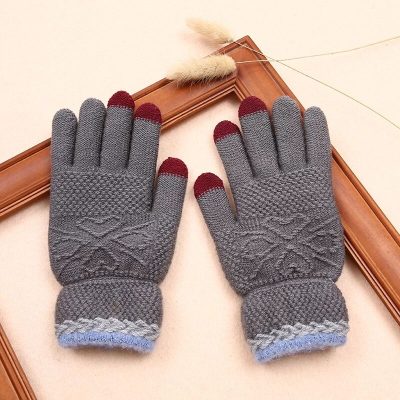 Classic style warm winter gloves (4)