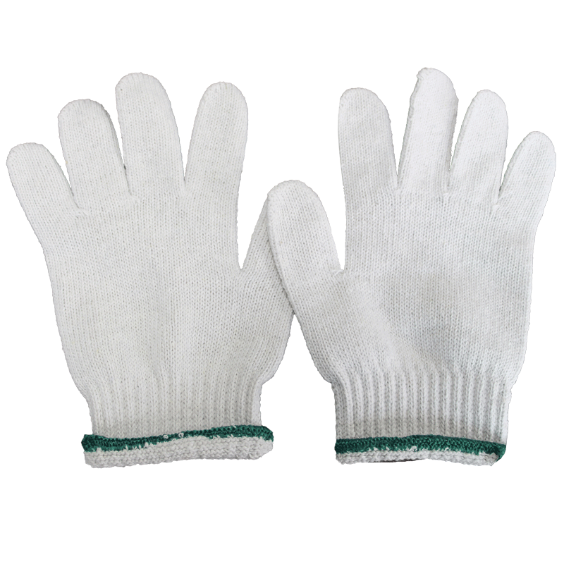 Classic style white cotton gloves