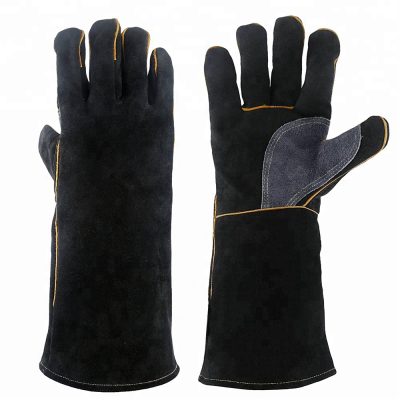 Comfortable lining safety welding gloves (5)