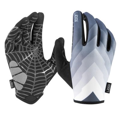 Geometric pattern cycling gloves with gel padding (4)
