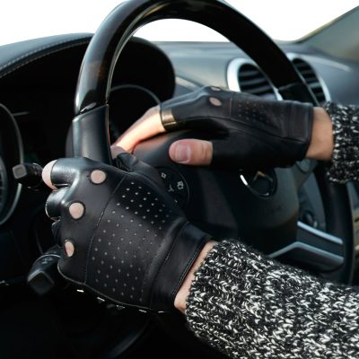 Goatskin unlined comfortable driving gloves (2)