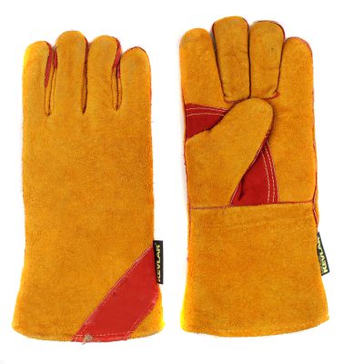 Heavy-duty heat-resistant welding gloves (5)