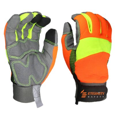 Hot sale warning safety work gloves (4)