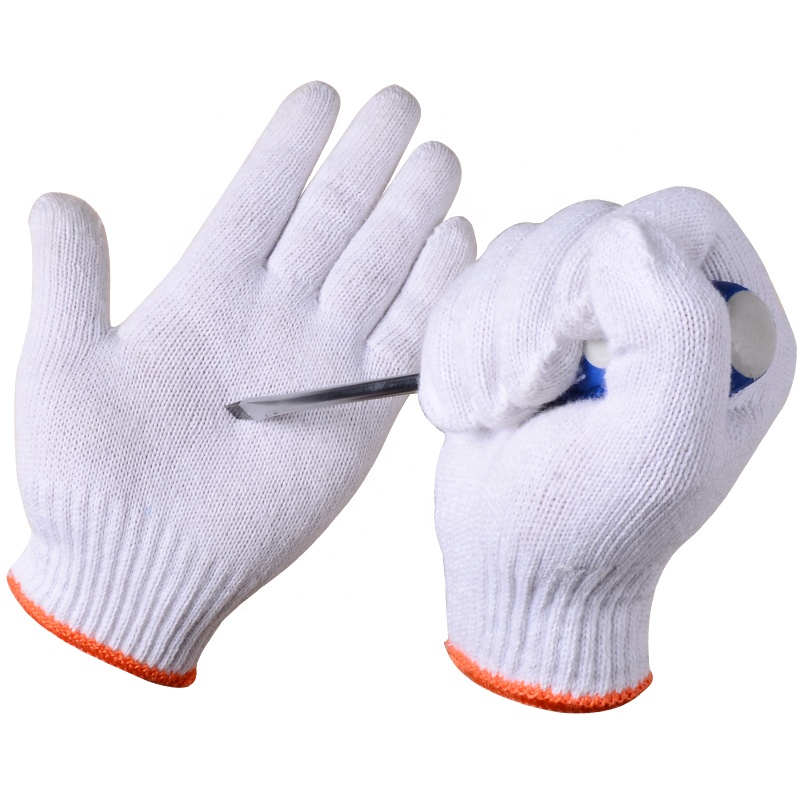 Industrial safety protective cotton gloves