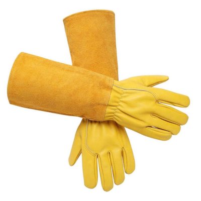 Long anti-wear welding gloves (4)