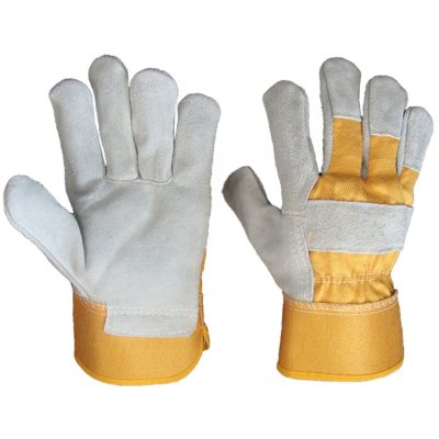 Men’s leather palm work gloves (4)
