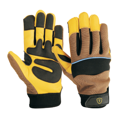 Nitrile palm coated velcro mechanical gloves (5)