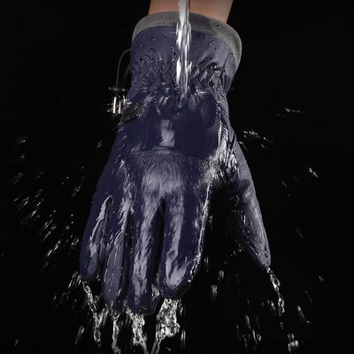 Outdoor wind and cold leather gloves (5)