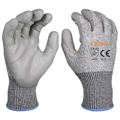 PU coated safety cut-resistant work gloves (5)
