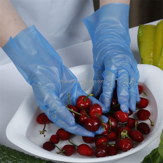 Top quality safety and tasteless PE gloves (1)