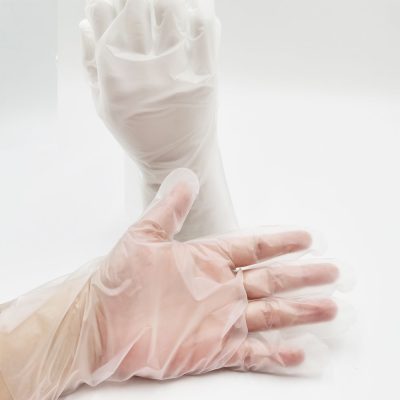 Wholesale kitchen washing PE gloves (1)