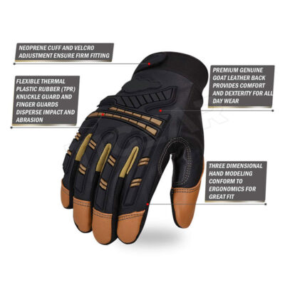 cowhide mechanic gloves supplier