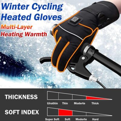 waterproof heated winter gloves