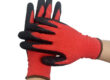 foam nitrile safety work gloves