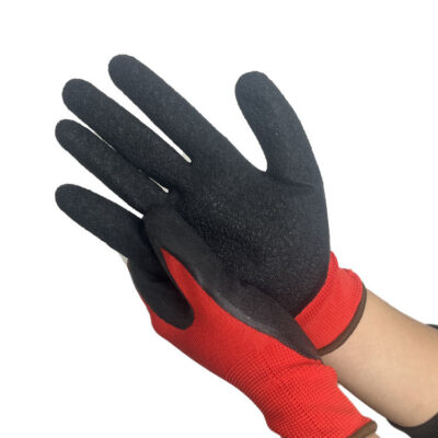 foam nitrile safety work gloves