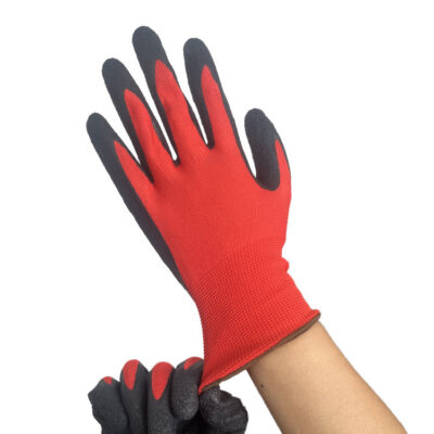foam nitrile safety work gloves