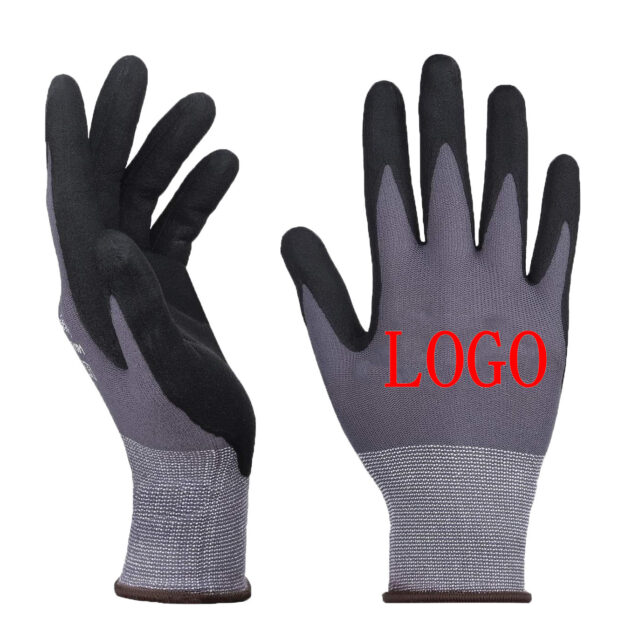 palm nitrile work gloves supplier