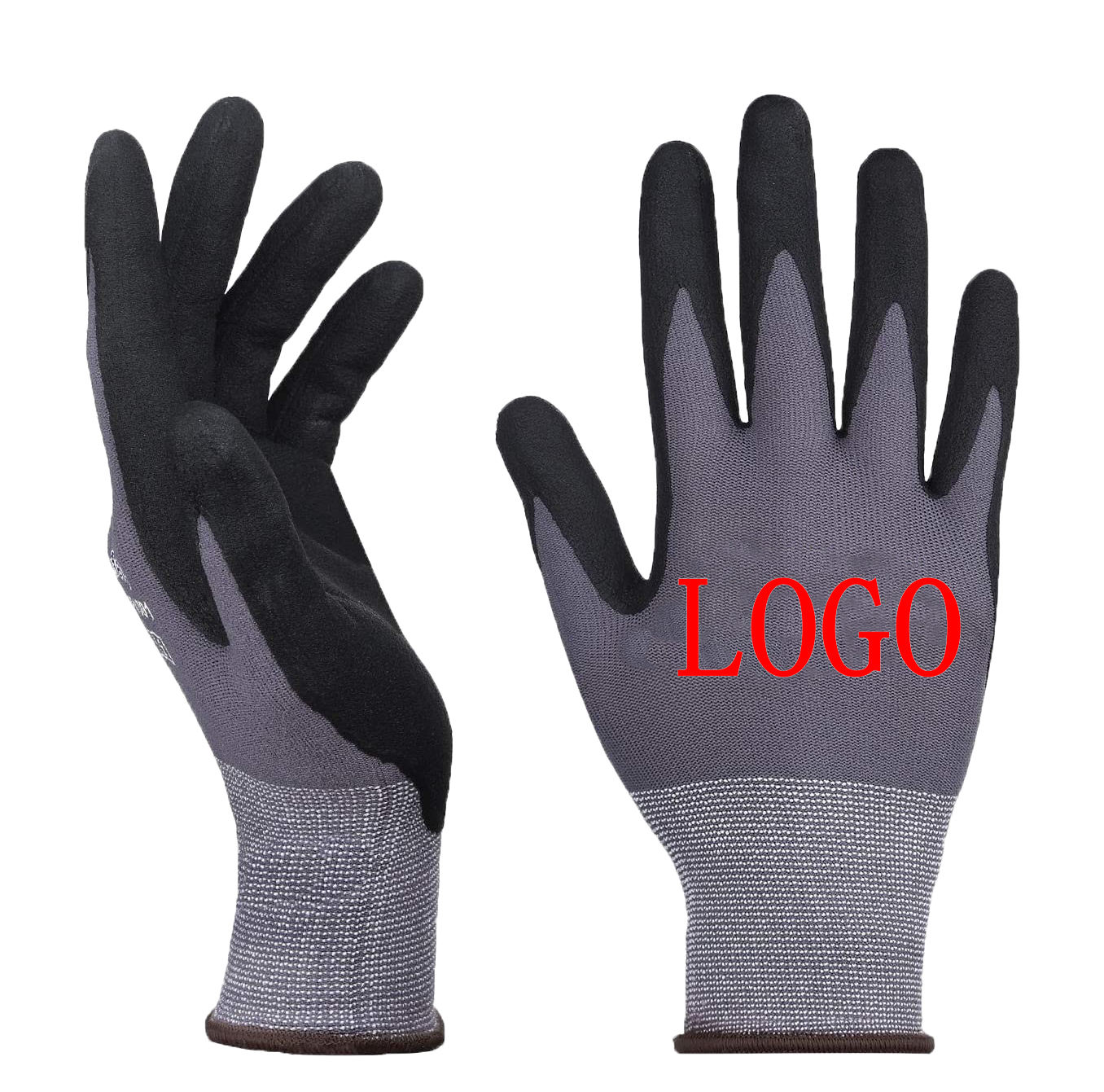 Breathable Sandy Palm Nitrile Work Gloves Supplier (1) palm nitrile work gloves supplier
