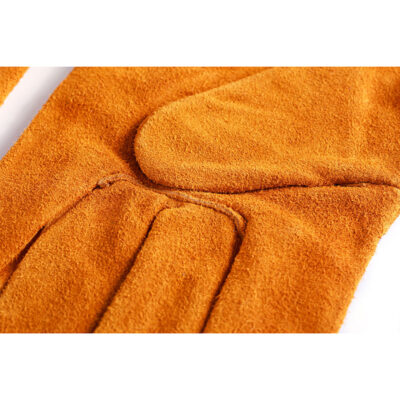 Cow split leather welding gloves