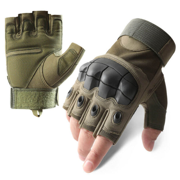 Custom Factory Anti-Cut Half-Finger Tactical Gloves for Training (5) anti-cut half-finger tactical gloves for men
