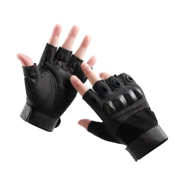 Custom Half-Finger Tactical Gloves for Outdoor Sports & Fitness (2) tactical gloves for fitness and cycling