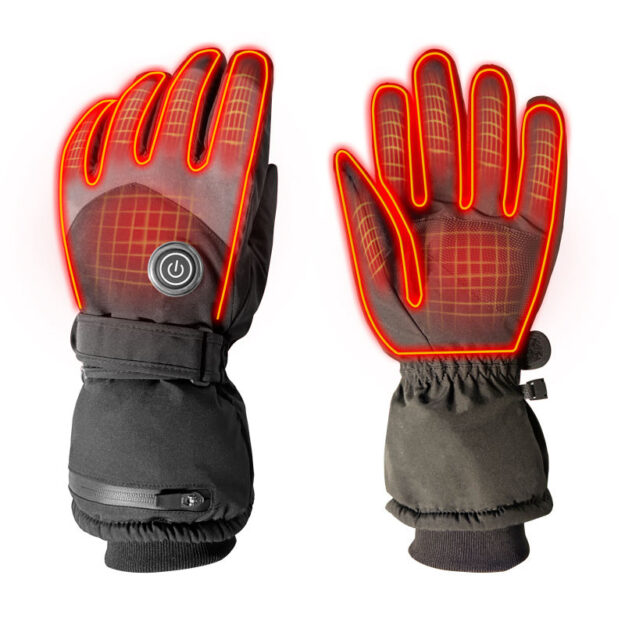 Custom heated ski glove liners