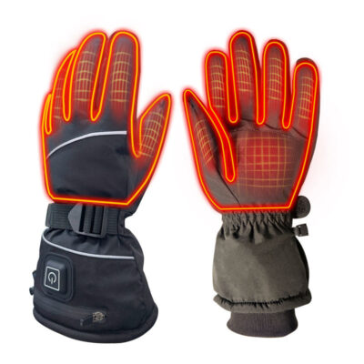Custom heated ski glove liners