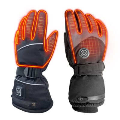 Custom heated ski glove liners