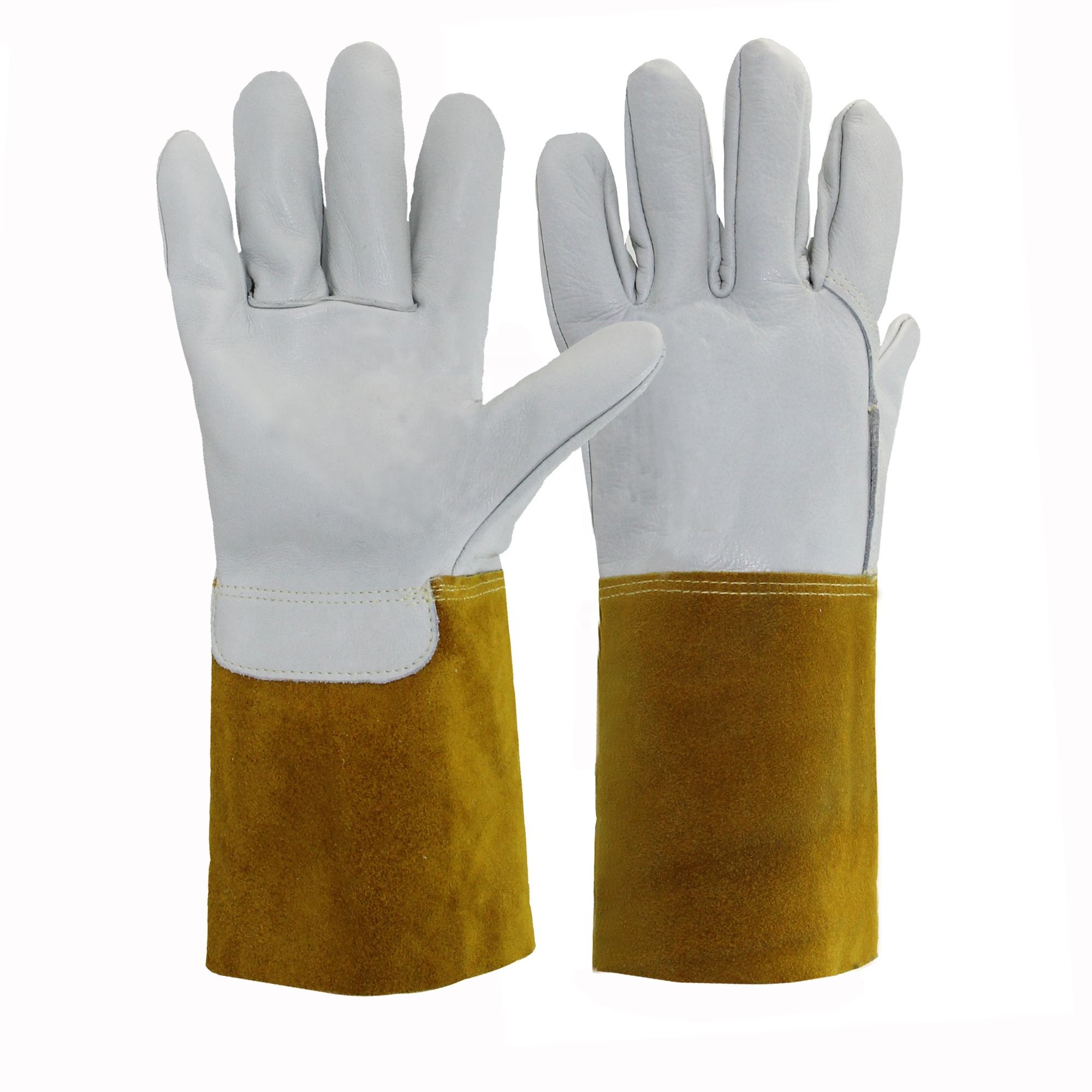 Custom Leather Tig Welding Gloves Premium Cowhide Protection (1) welding gloves cowhide protective