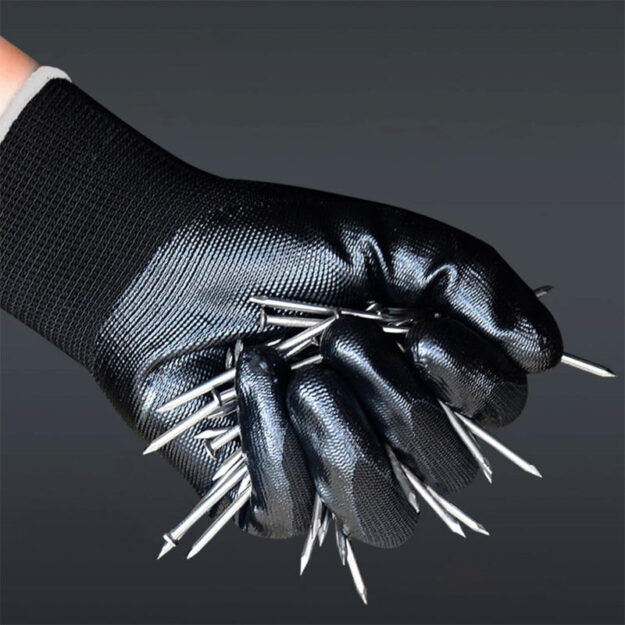 waterproof nitrile safety work gloves
