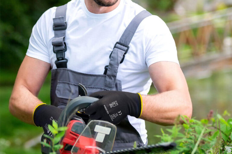 waterproof nitrile safety work gloves