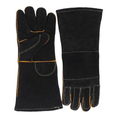 cow split leather welding gloves