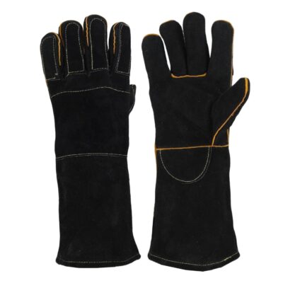 cow split leather welding gloves