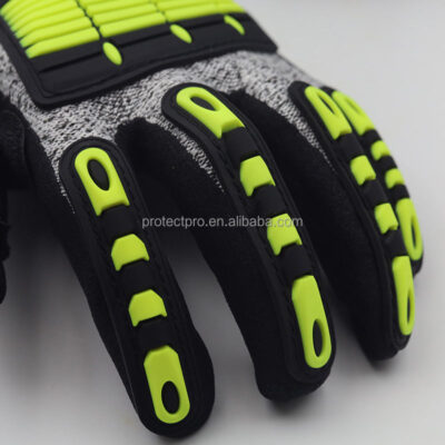 cut resistant mechanic impact gloves
