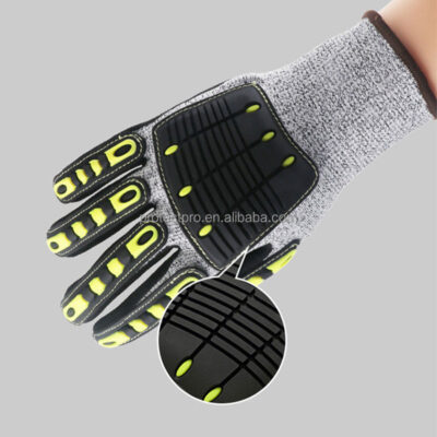 cut resistant mechanic impact gloves