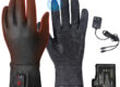 Thin heated glove liners rechargeable
