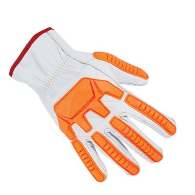 Custom leather mechanic gloves