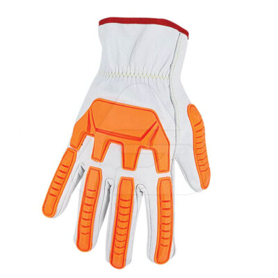 Custom leather mechanic gloves