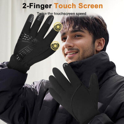 Men’s Cycling Driving Gloves Factory  Thermal Waterproof Winter