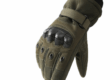 winter fleece-lined tactical gloves