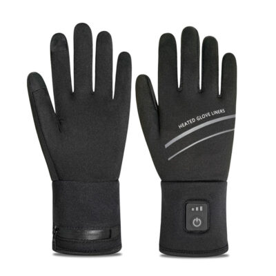 Touchscreen heated riding gloves