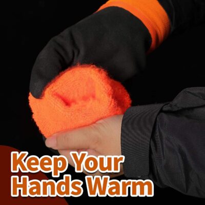 Winter waterproof safety gloves