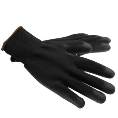 PU coated nylon work gloves for safety
