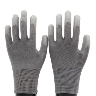 PU coated nylon work gloves for safety