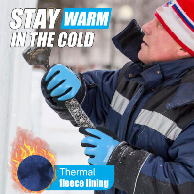 insulated winter freezer work gloves