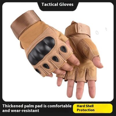 Men’s half-finger tactical outdoor gloves