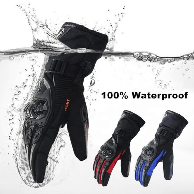 Motorcycle Windproof Waterproof Winter Protective Motocross Glove (5) motorcycle protective motocross gloves