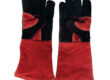cow split leather welding gloves